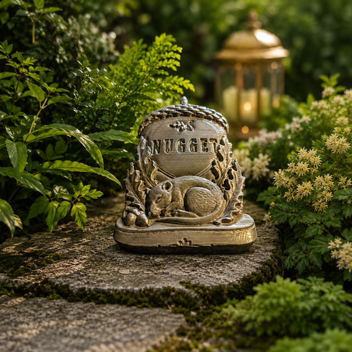 Personalised acorn grave marker, product photo 2