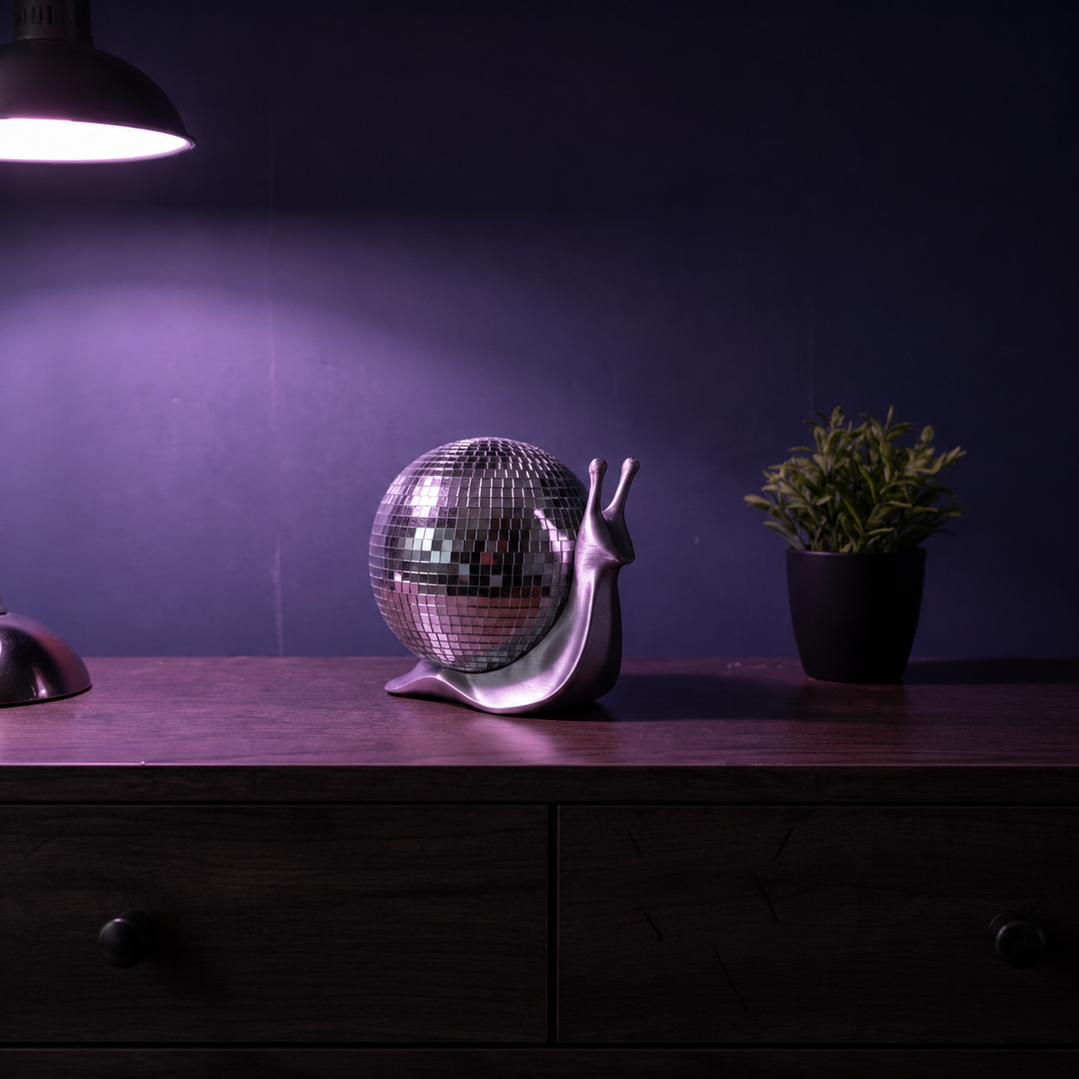 The Slow Dancer - Disco Snail Sculpture — detail view 6 of 10