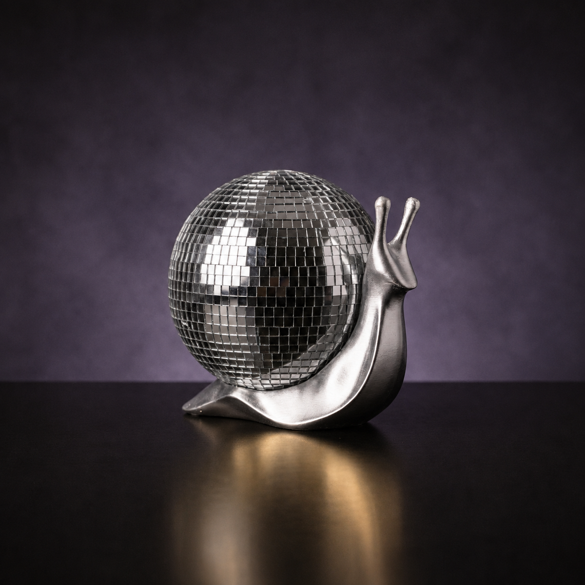 The Slow Dancer - Disco Snail Sculpture