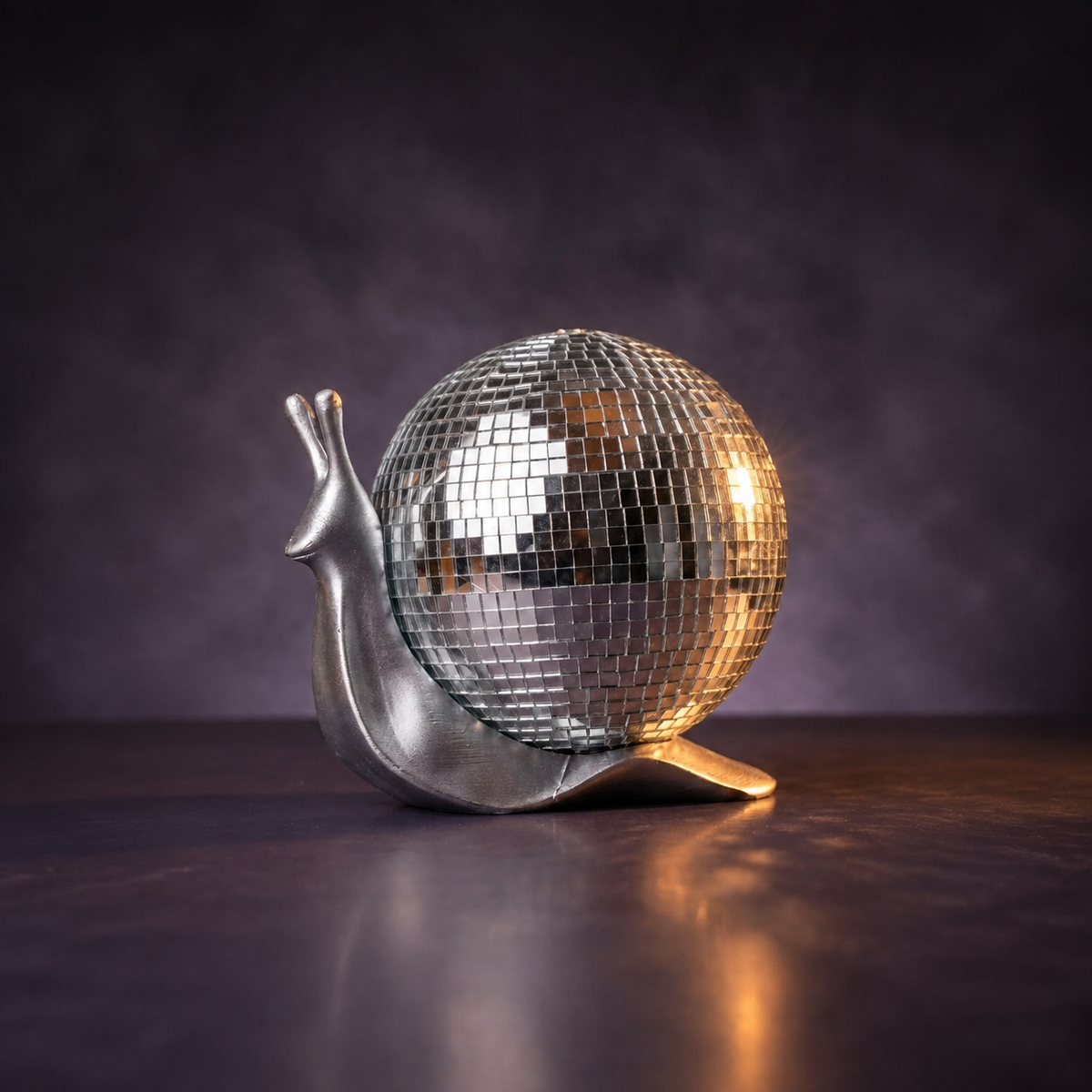 The Slow Dancer - Disco Snail Sculpture — detail view 5 of 10