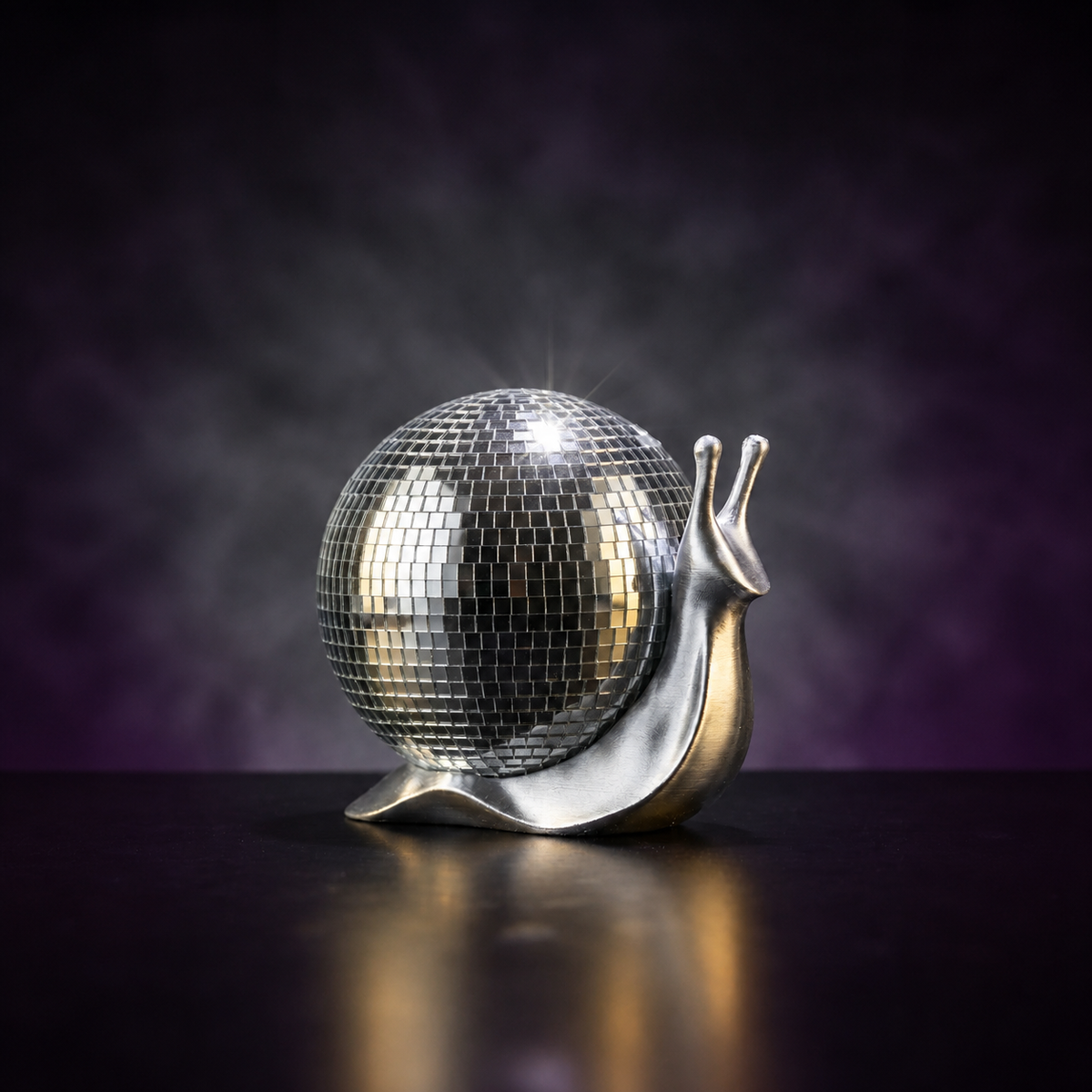 The Slow Dancer - Disco Snail Sculpture — detail view 3 of 10