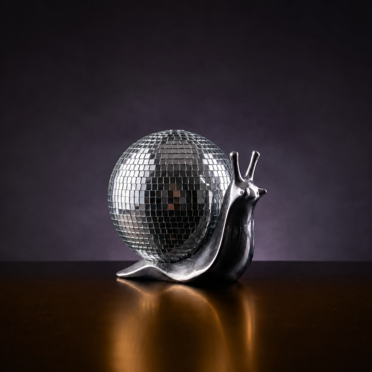 The Slow Dancer - Disco Snail Sculpture — detail view 9 of 10