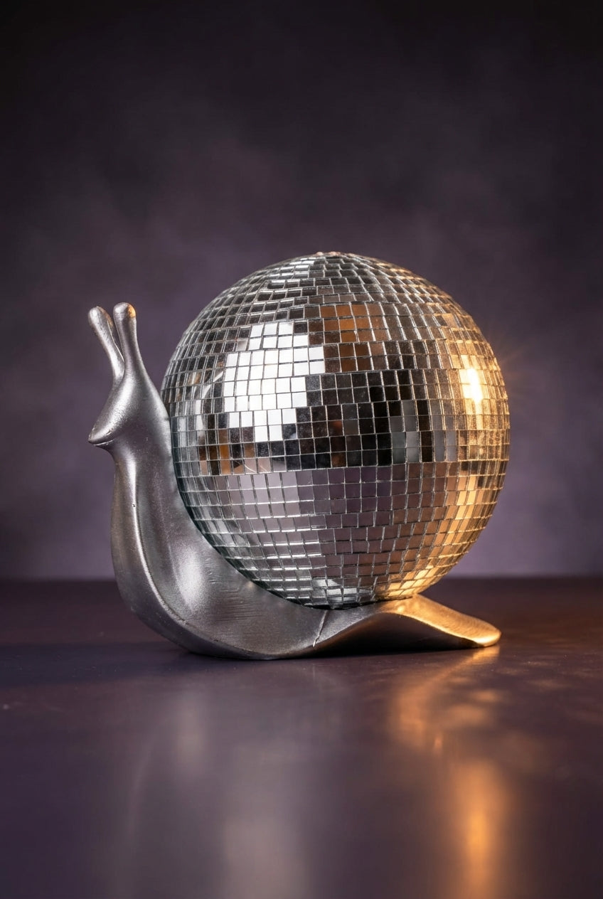 The Slow Dancer - Disco Snail Sculpture — detail view 5 of 10