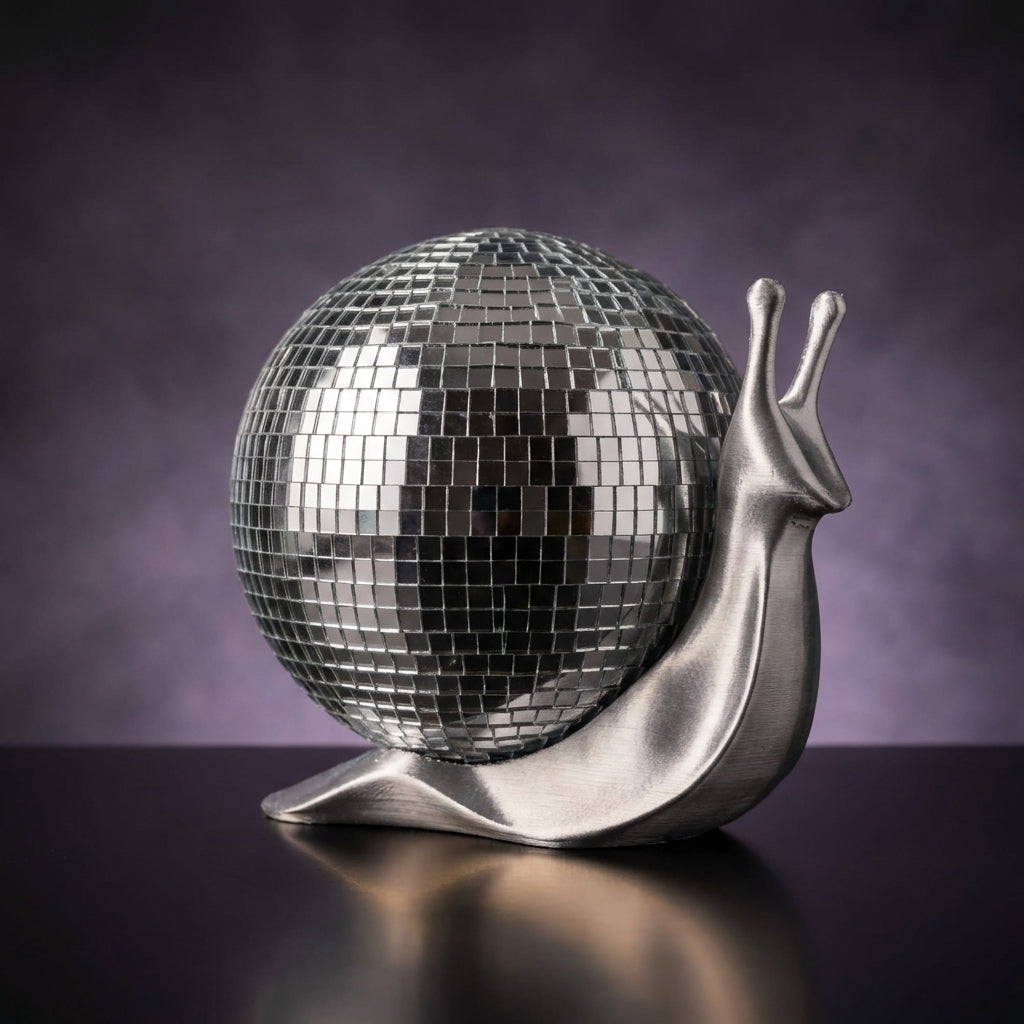 The Slow Dancer - Disco Snail Sculpture — detail view 7 of 10